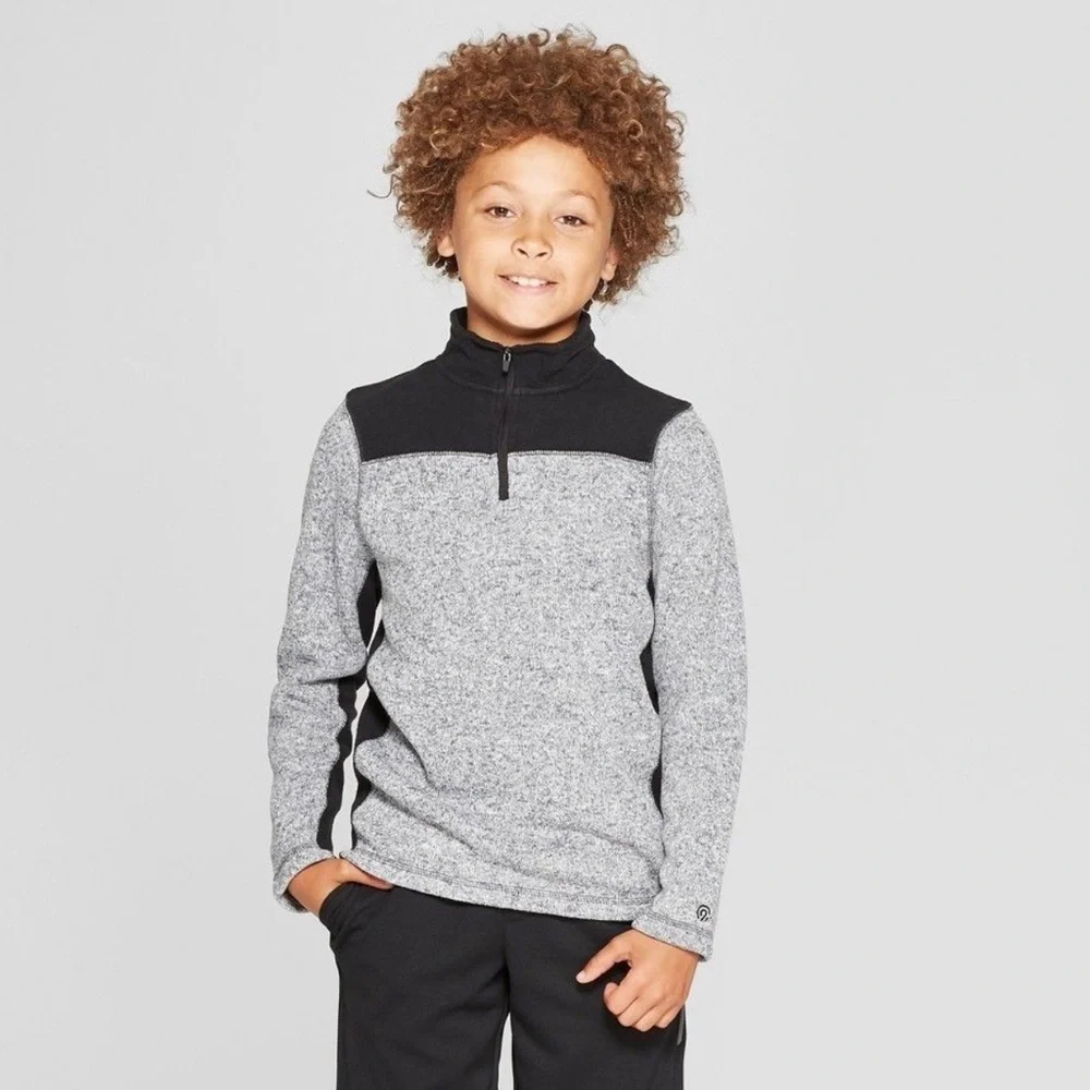 C9 by Champion and New Balance | Boys 2 piece black gray Sweater bundle Size 6